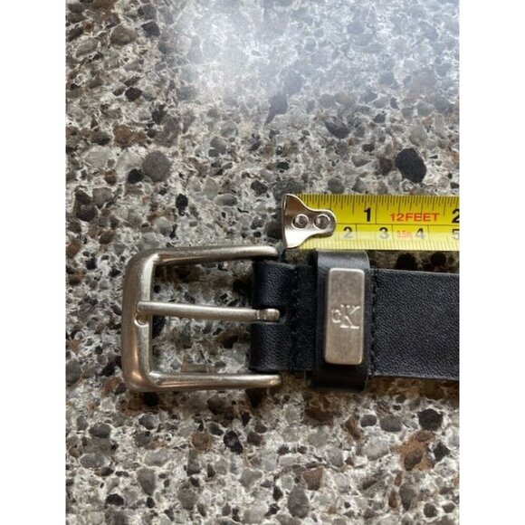 Calvin Klein Genuine Leather Belt For Men 33 INCHES OVERALL LONG‎ - Picture 2 of 9